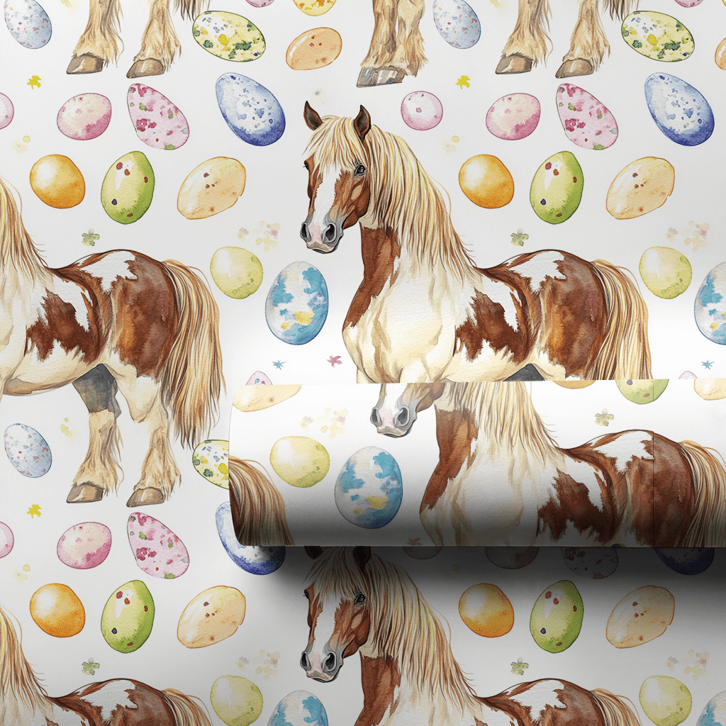Easter Eggs with the American Paint - Wrapping Paper - Aspen & Arlo