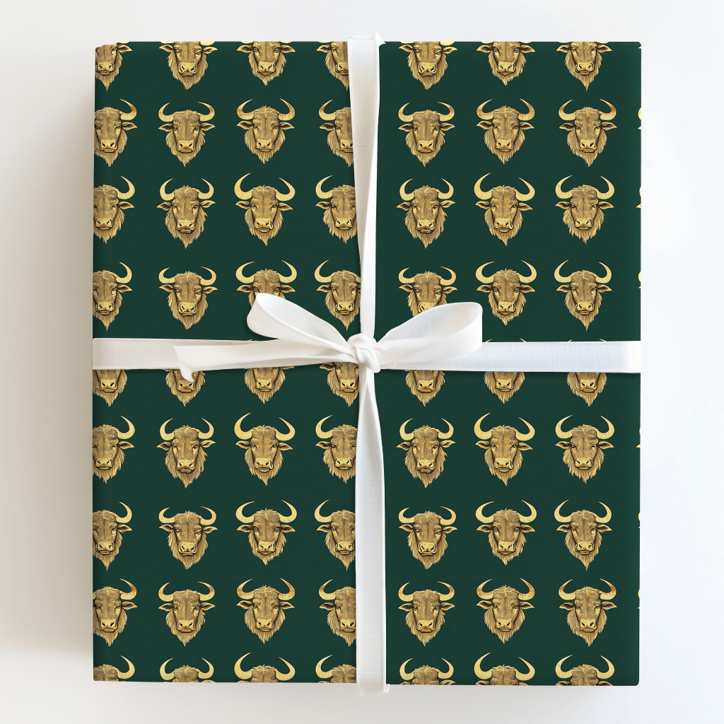 Golden Horn Crush - Wrapping Paper - Aspen & Arlo