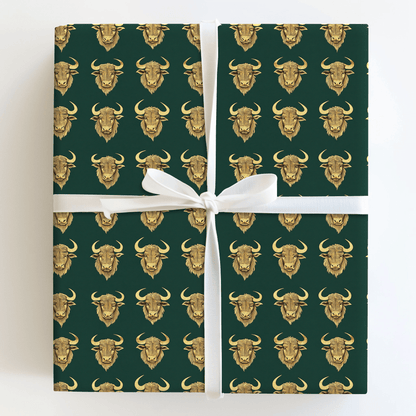 Golden Horn Crush - Wrapping Paper - Aspen & Arlo