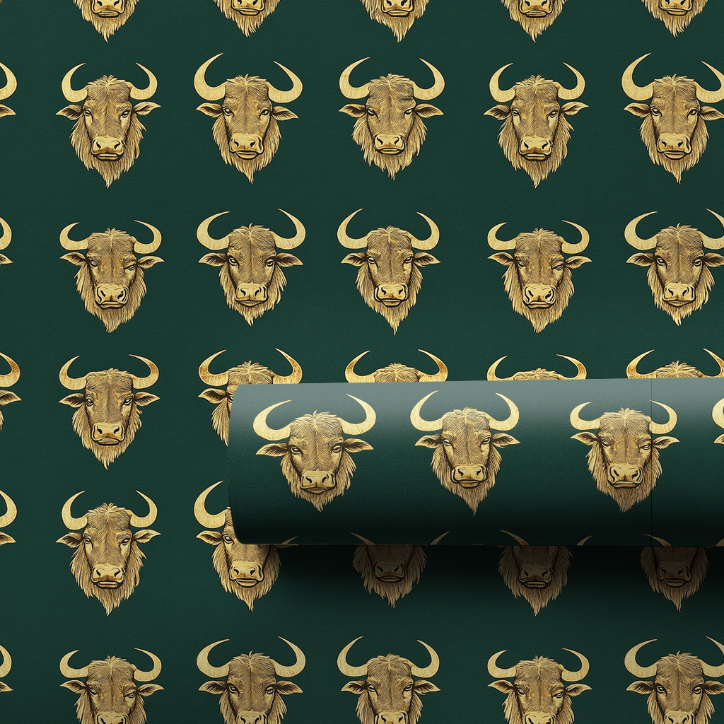 Golden Horn Crush - Wrapping Paper - Aspen & Arlo