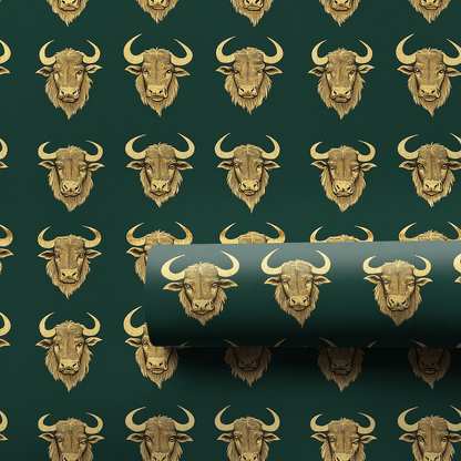 Golden Horn Crush - Wrapping Paper - Aspen & Arlo