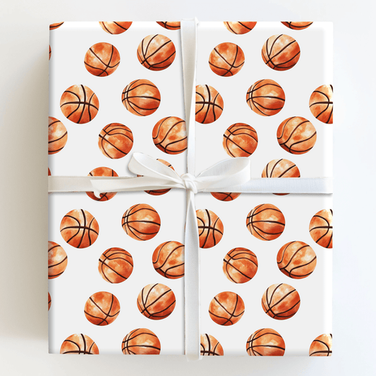 Hustling Hoops - Wrapping Paper - Aspen & Arlo