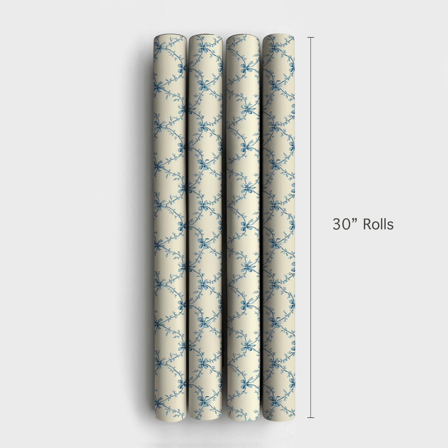 Blue Ties of Love - Wrapping Paper - Aspen & Arlo