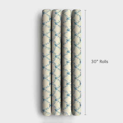 Blue Ties of Love - Wrapping Paper - Aspen & Arlo