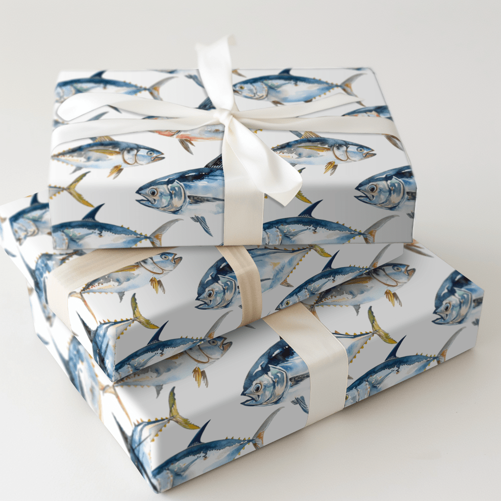 Too Many Tuna - Wrapping Paper - Aspen & Arlo