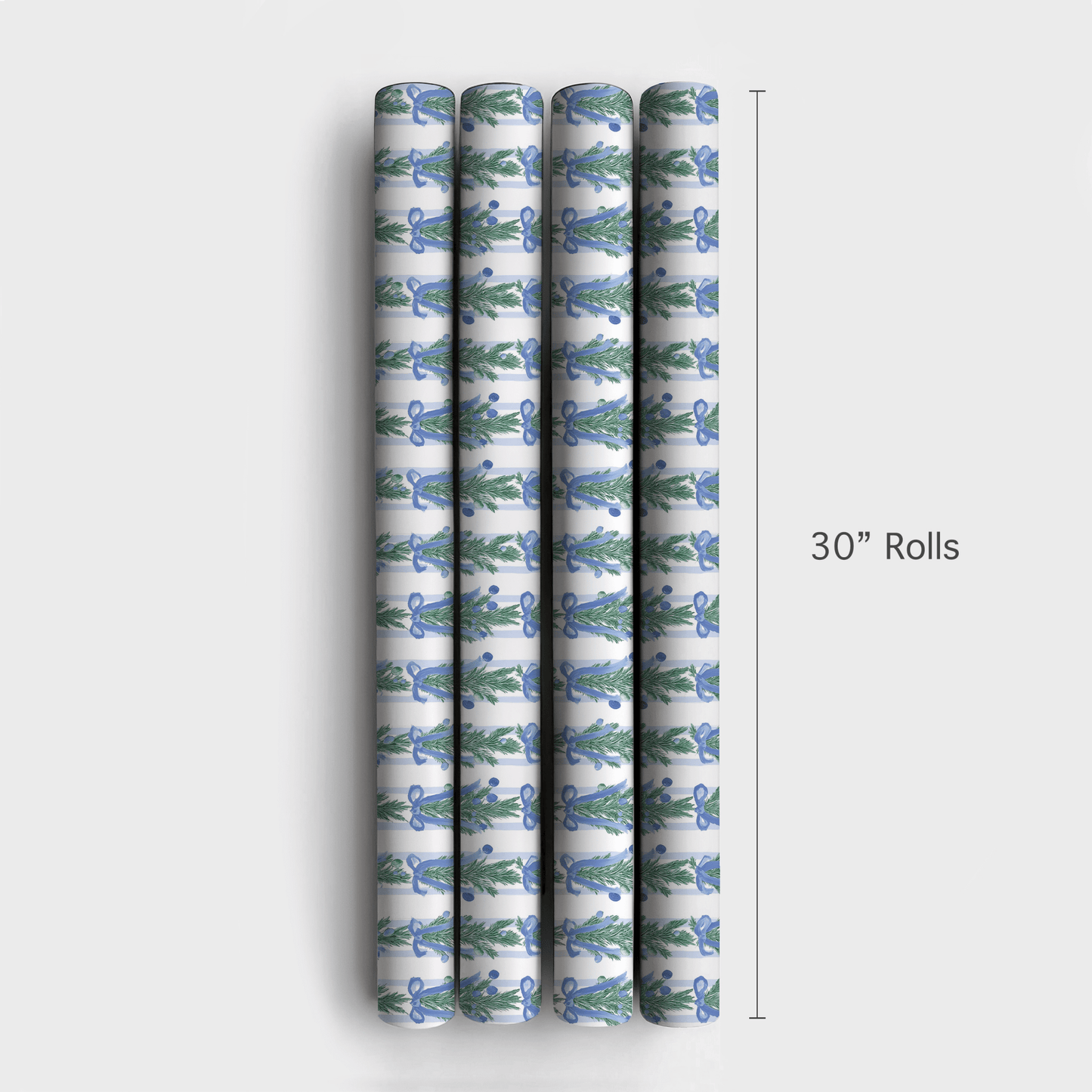 Periwinkle Garland - Wrapping Paper - Aspen & Arlo