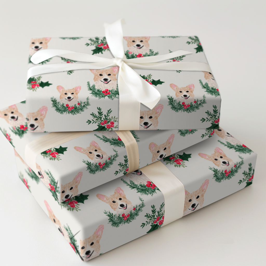 Merry Holly Corgi