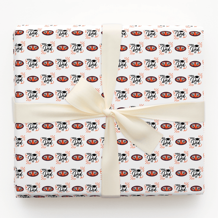 You Did It Auburn - Wrapping Paper - Aspen & Arlo