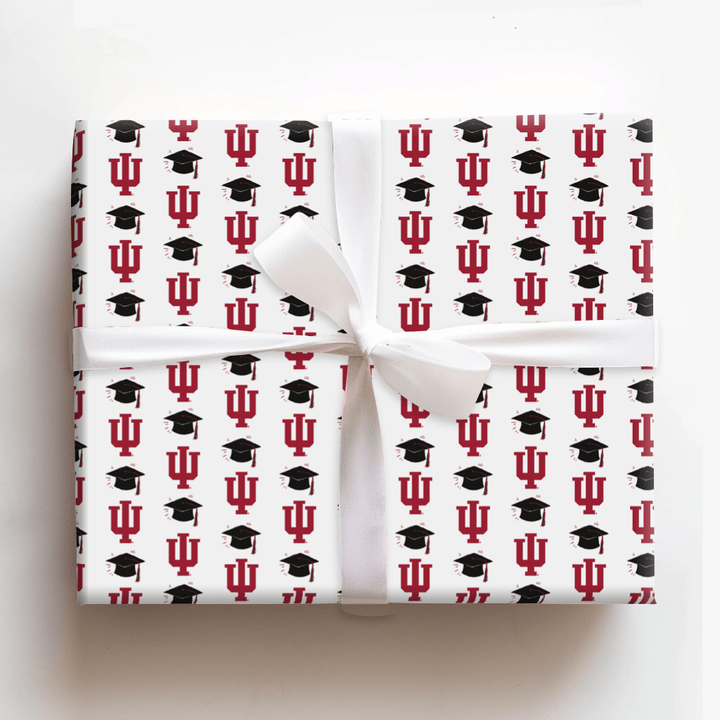 Hats off to Indiana Unviersity - Wrapping Paper - Aspen & Arlo