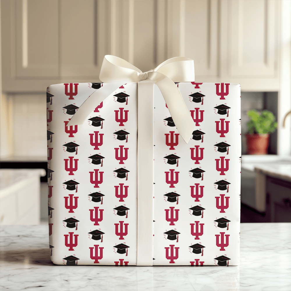 Hats off to Indiana Unviersity - Wrapping Paper - Aspen & Arlo