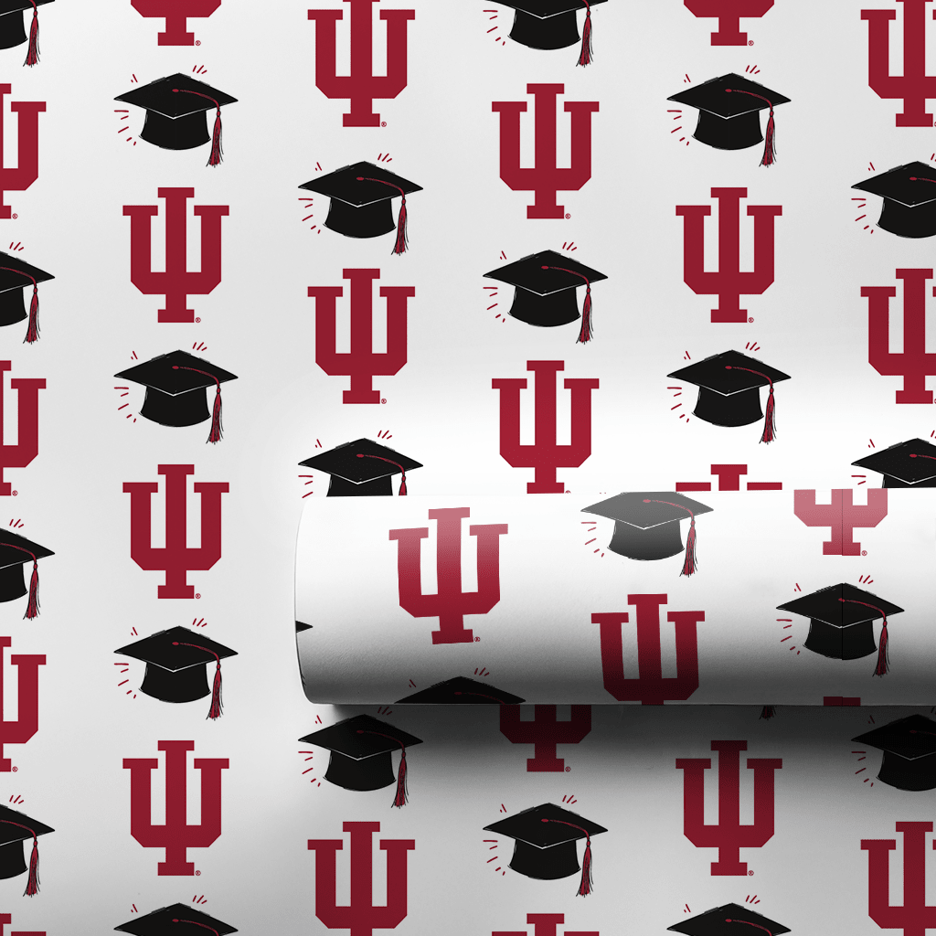 Hats off to Indiana Unviersity - Wrapping Paper - Aspen & Arlo