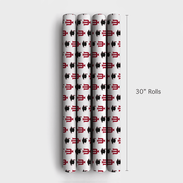 Hats off to Indiana Unviersity - Wrapping Paper - Aspen & Arlo