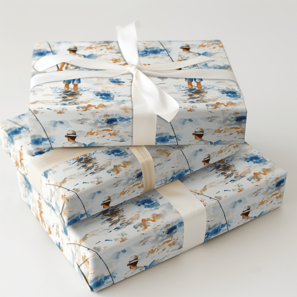 Hooked on You Dad - Wrapping Paper - Aspen & Arlo