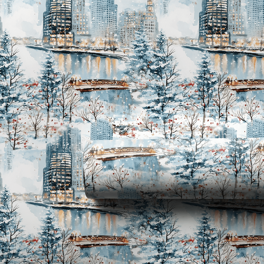 Bells On the River - Wrapping Paper - Aspen & Arlo