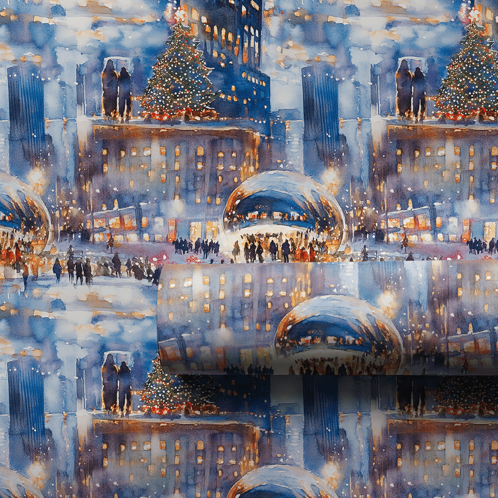 Jingle At the Gate - Wrapping Paper - Aspen & Arlo