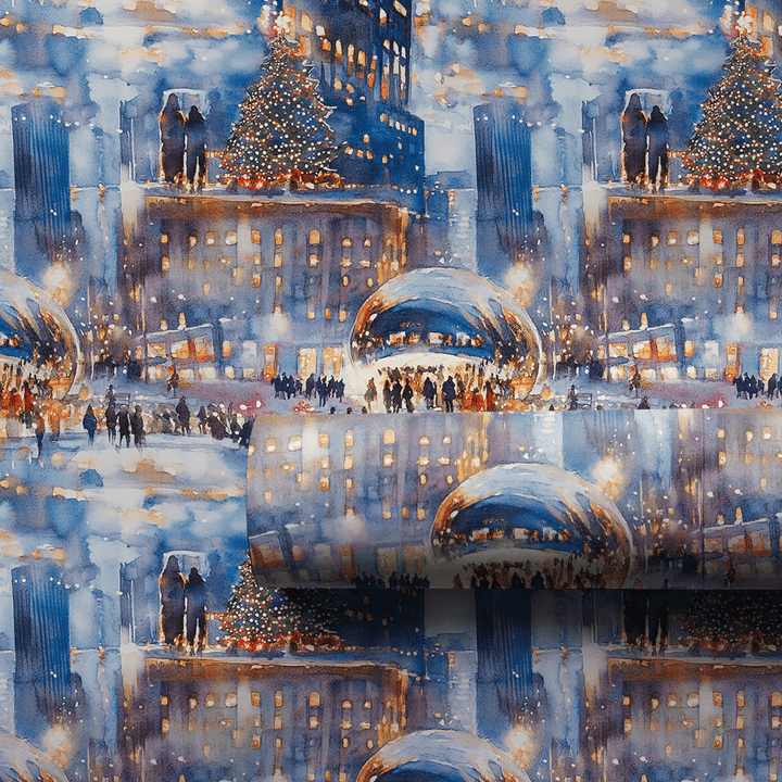Jingle At the Gate - Wrapping Paper - Aspen & Arlo