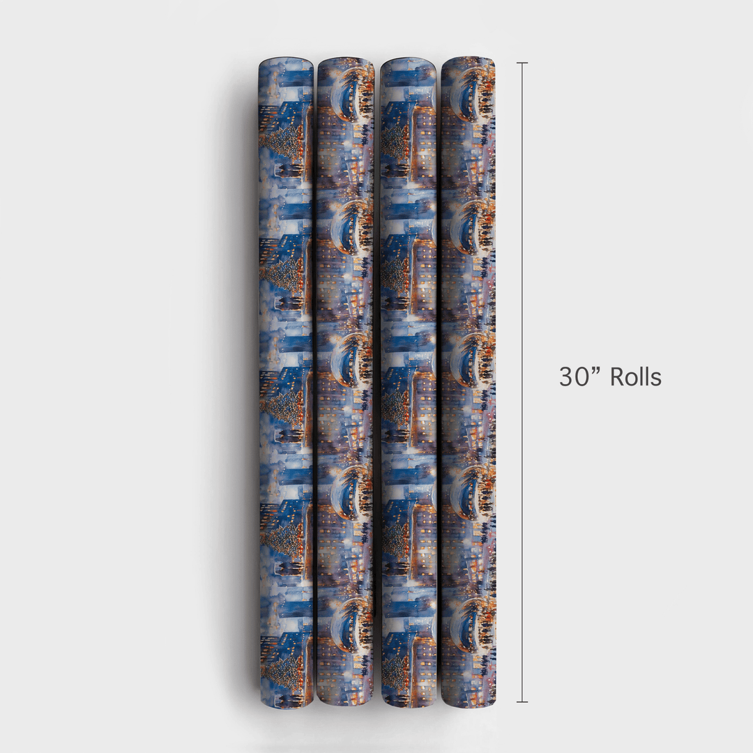 Jingle At the Gate - Wrapping Paper - Aspen & Arlo