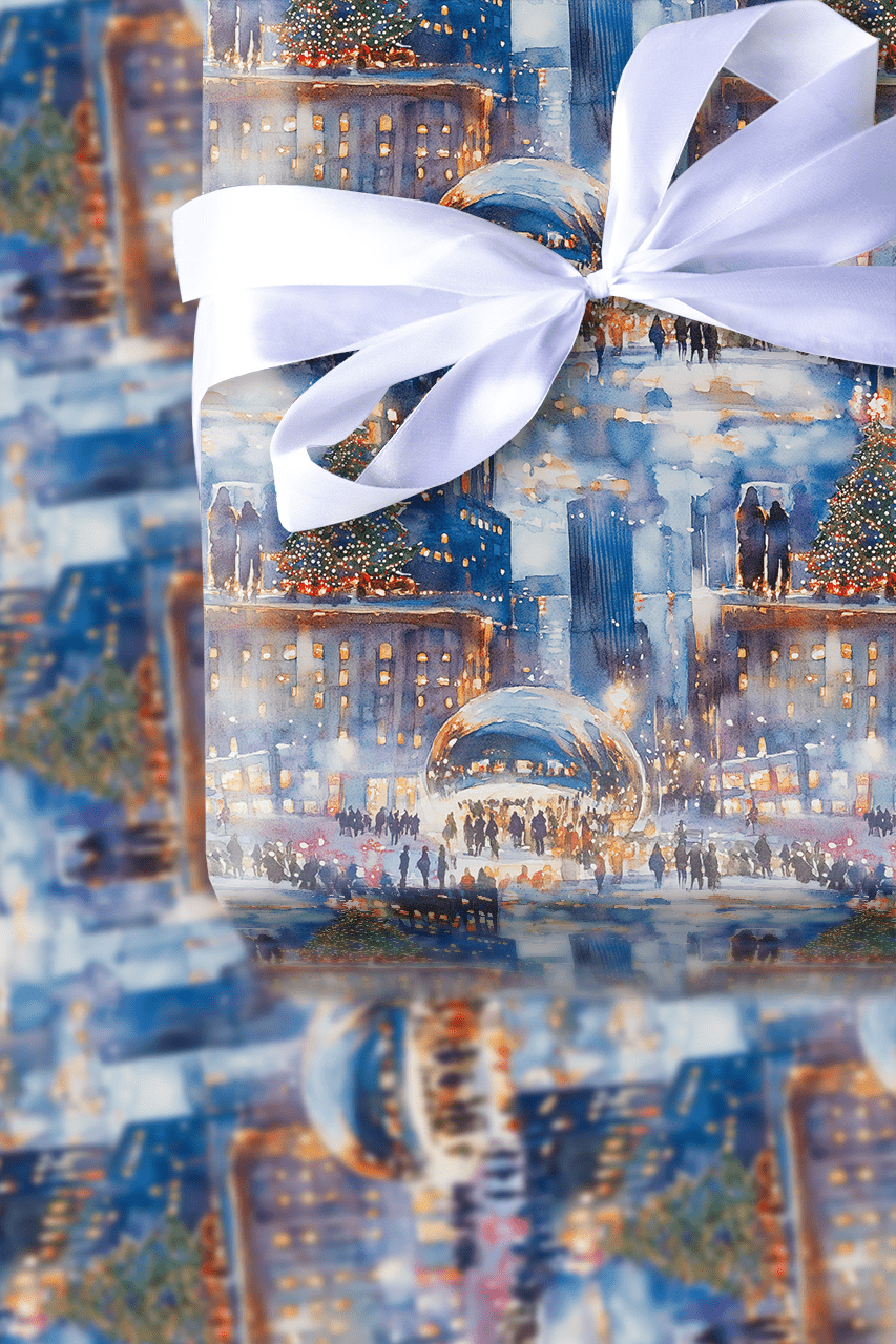 Jingle At the Gate - Wrapping Paper - Aspen & Arlo
