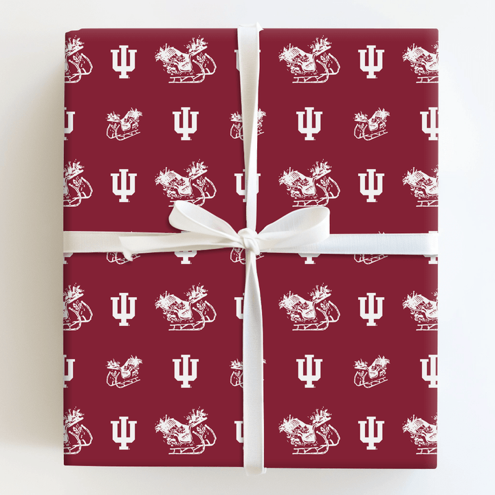 Sleigh Hoosiers - Wrapping Paper - Aspen & Arlo