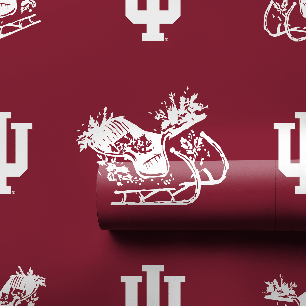 Sleigh Hoosiers - Wrapping Paper - Aspen & Arlo