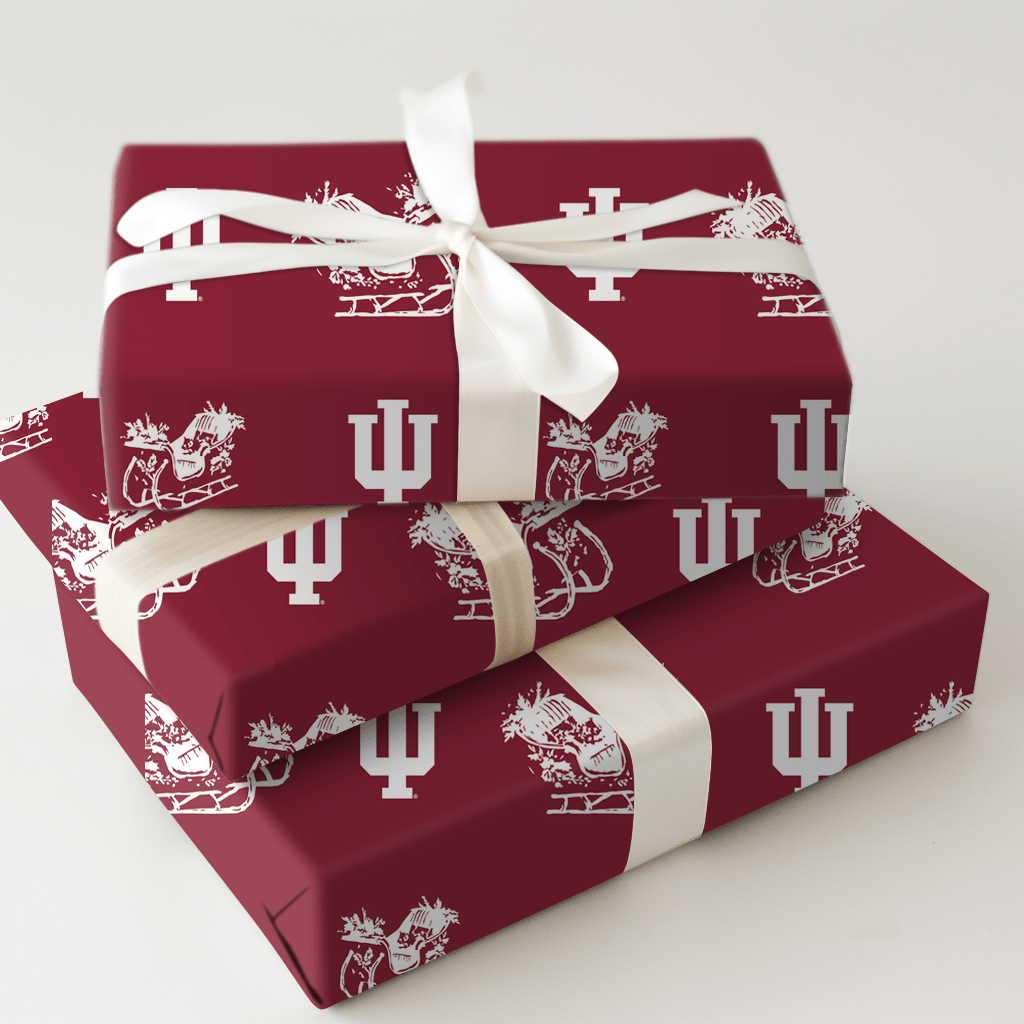 Sleigh Hoosiers - Wrapping Paper - Aspen & Arlo