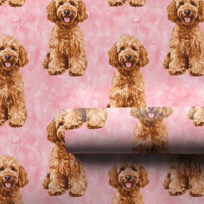 Cuddle Me Golden - Wrapping Paper - Aspen & Arlo