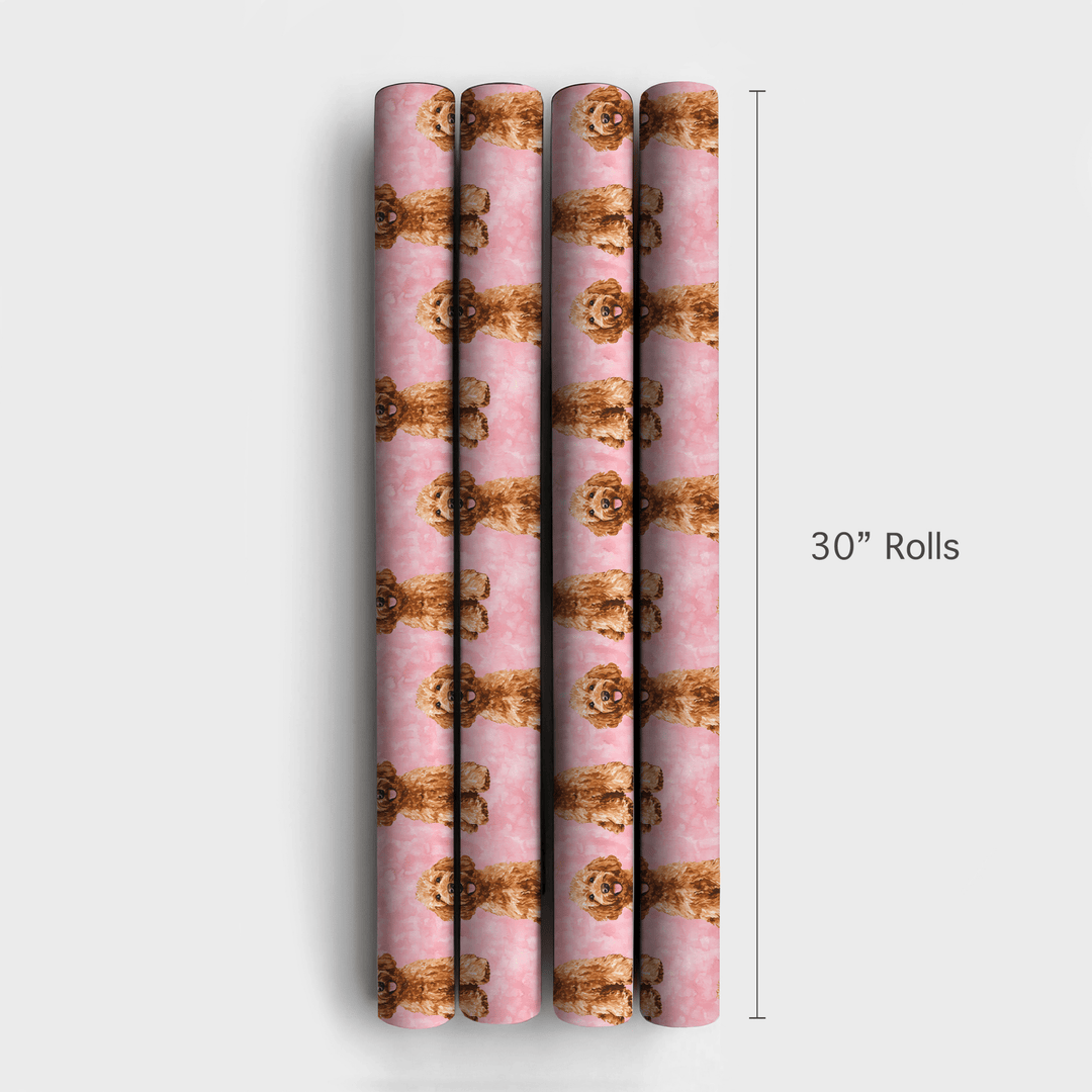Cuddle Me Golden - Wrapping Paper - Aspen & Arlo