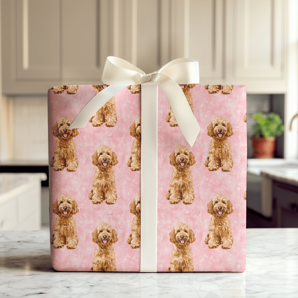 Cuddle Me Golden - Wrapping Paper - Aspen & Arlo