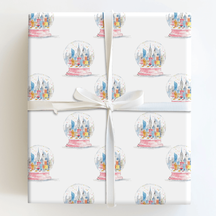 Frosted Skyline - Wrapping Paper - Aspen & Arlo