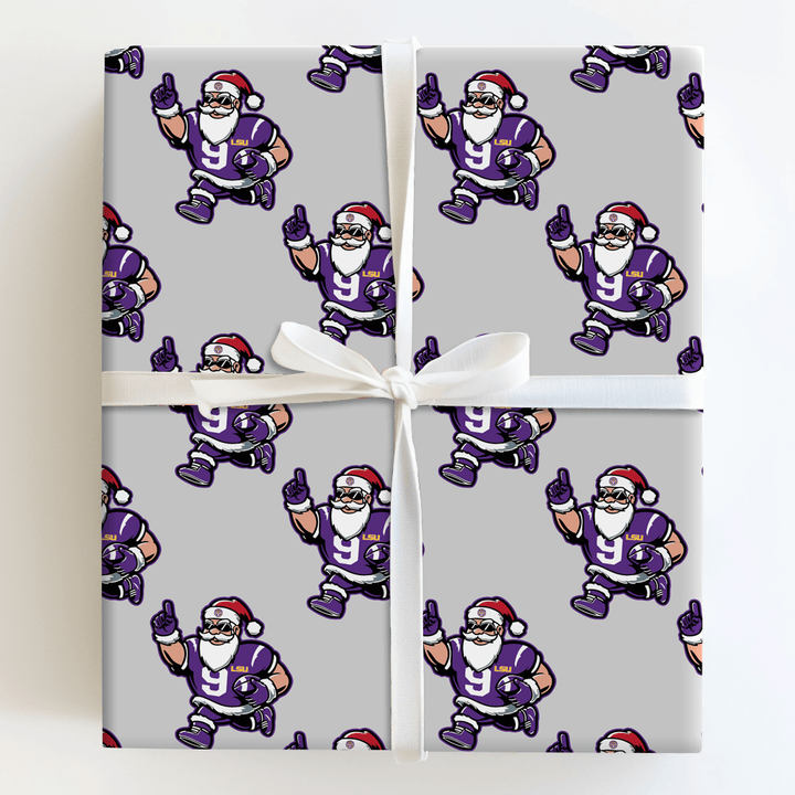 Santa’s Tiger Kickoff - Wrapping Paper - Aspen & Arlo