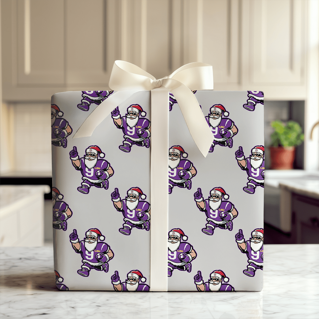 Santa’s Tiger Kickoff - Wrapping Paper - Aspen & Arlo