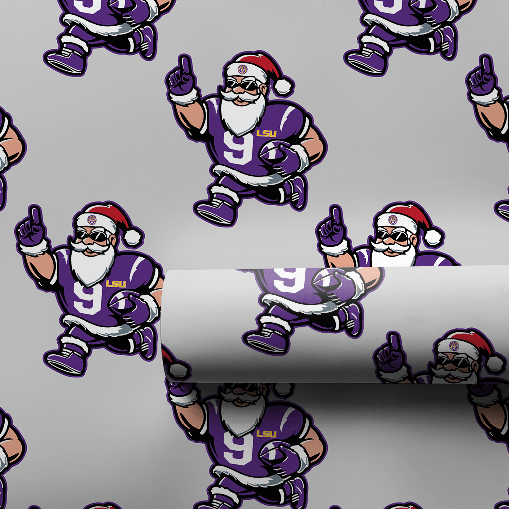 Santa’s Tiger Kickoff - Wrapping Paper - Aspen & Arlo