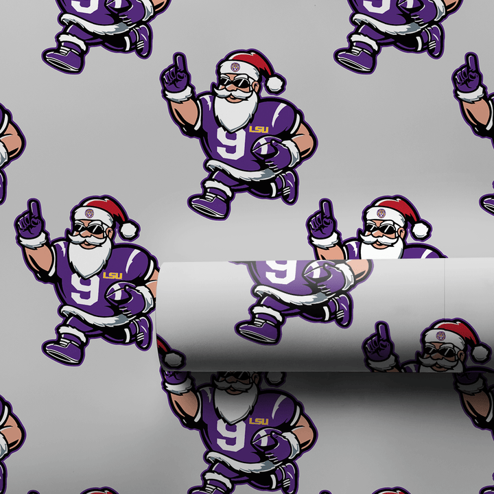Santa’s Tiger Kickoff - Wrapping Paper - Aspen & Arlo