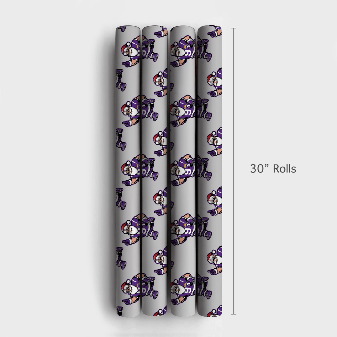 Santa’s Tiger Kickoff - Wrapping Paper - Aspen & Arlo