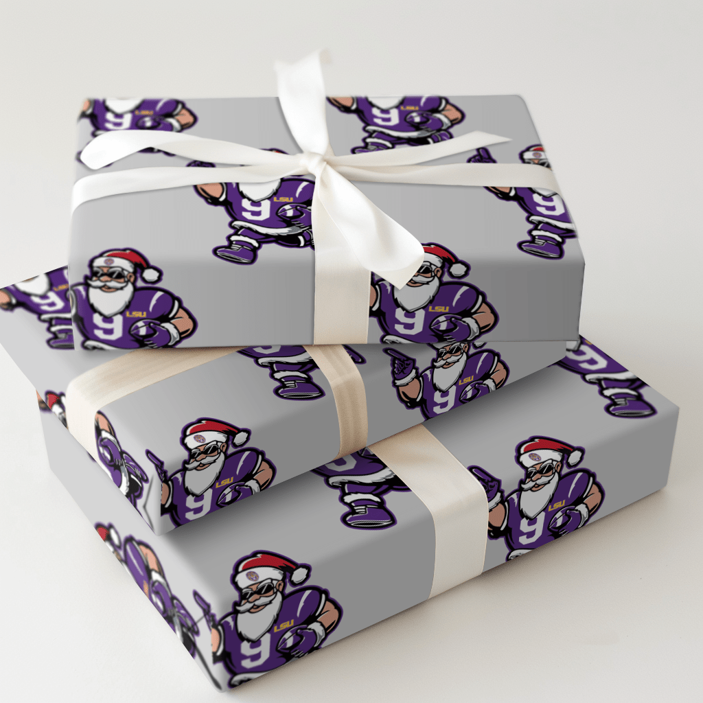 Santa’s Tiger Kickoff - Wrapping Paper - Aspen & Arlo