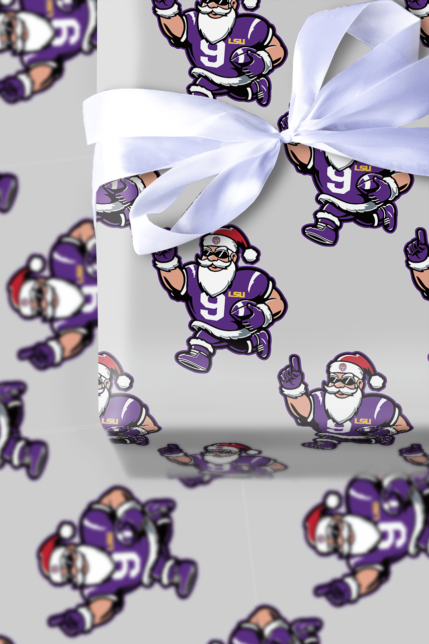 Santa’s Tiger Kickoff - Wrapping Paper - Aspen & Arlo