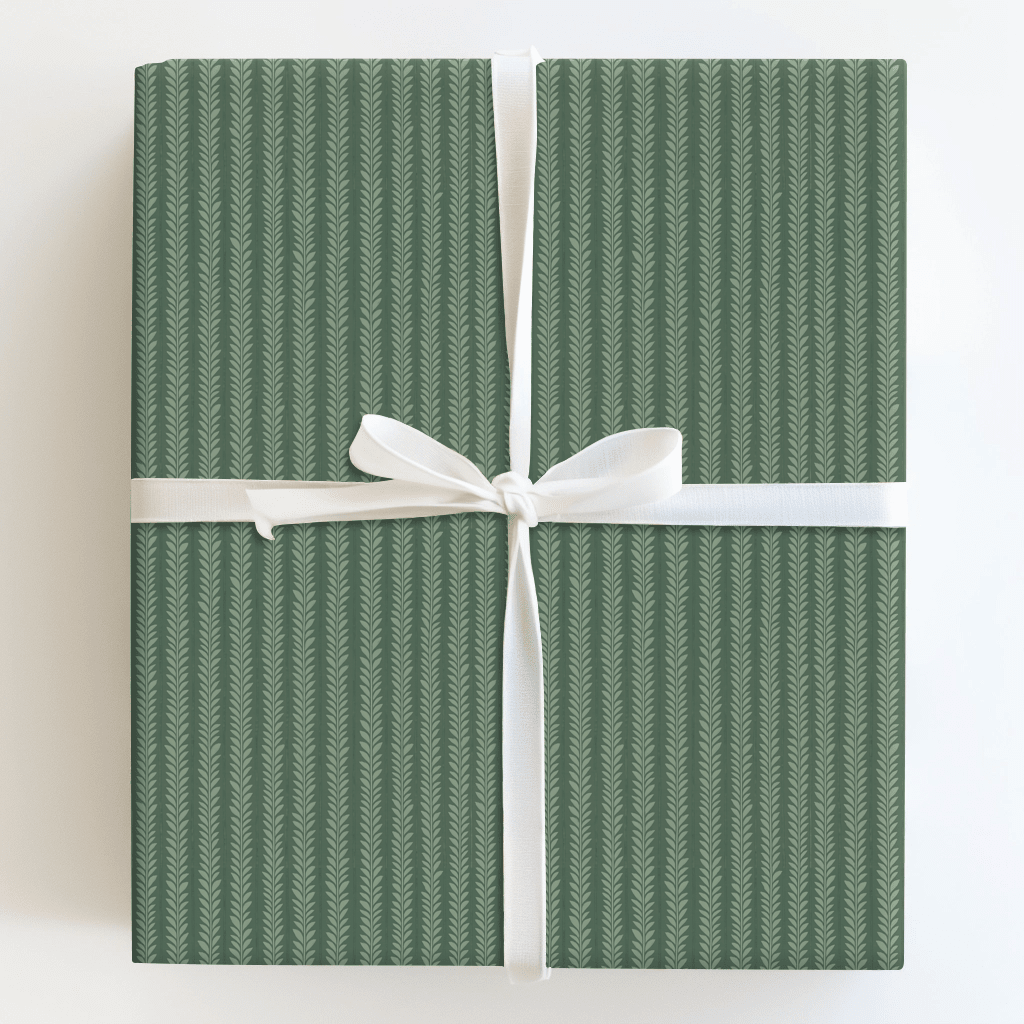 Fir Needle Stripe - Wrapping Paper - Aspen & Arlo