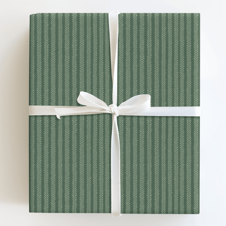 Fir Needle Stripe - Wrapping Paper - Aspen & Arlo