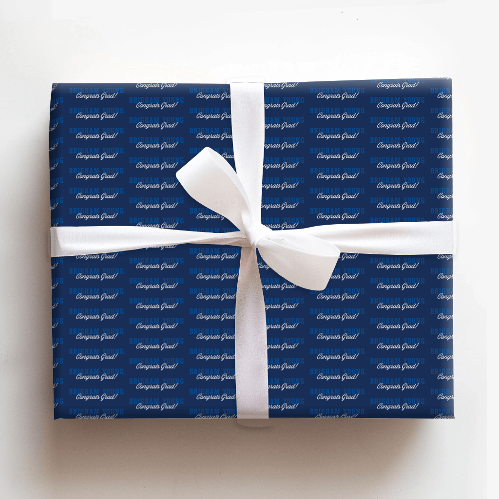 Congrats Brigham Young Grad - Wrapping Paper - Aspen & Arlo