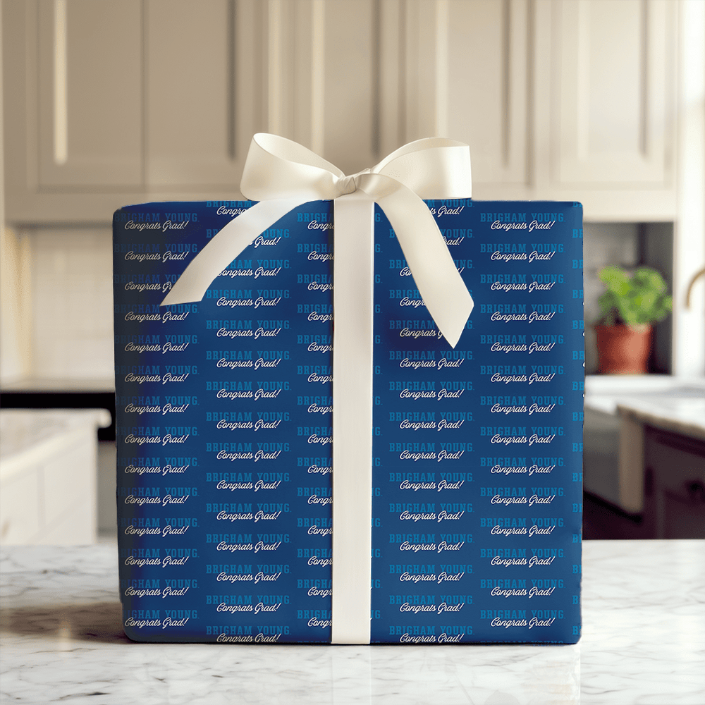 Congrats Brigham Young Grad - Wrapping Paper - Aspen & Arlo