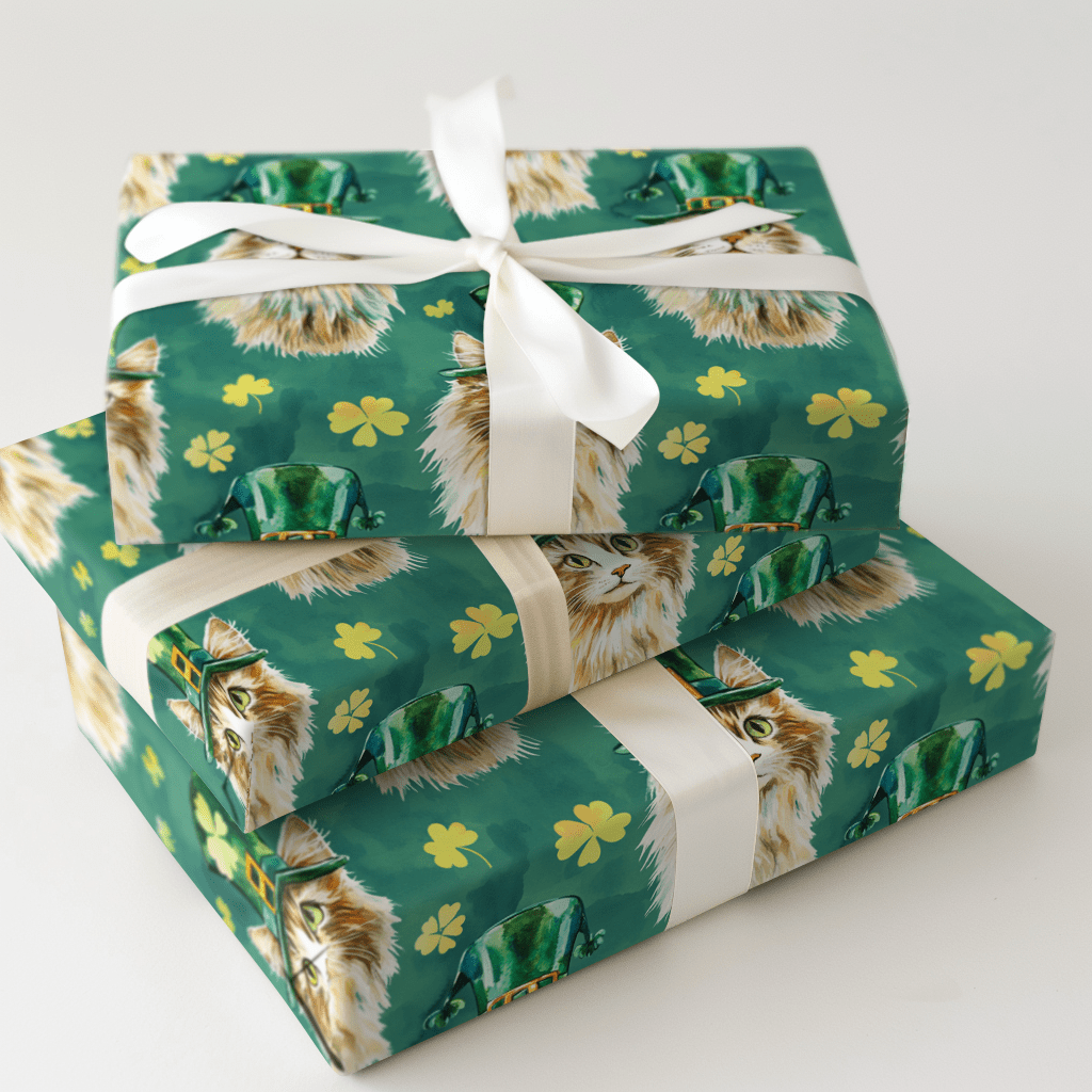 Leprechaun Turkish Angora - Wrapping Paper - Aspen & Arlo