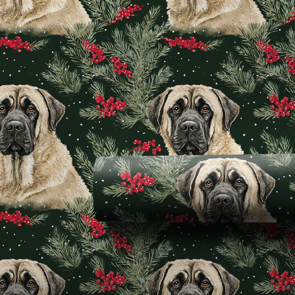 English Mastiff in Green