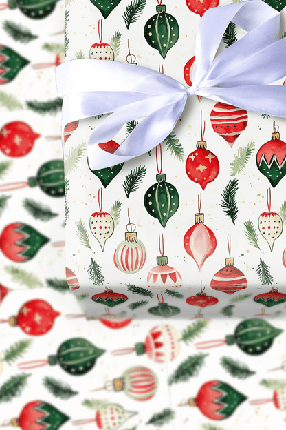 Orna - Minty - Wrapping Paper - Aspen & Arlo