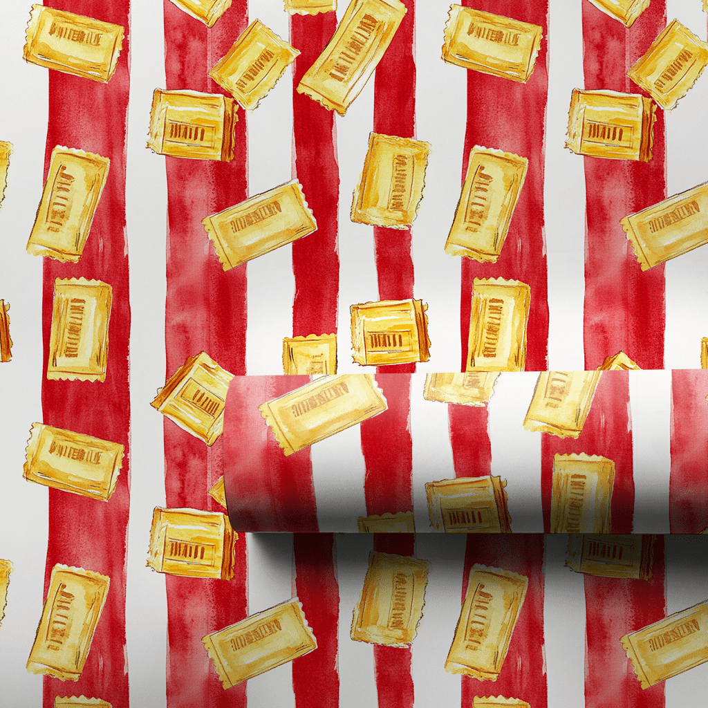 Golden Ticket - Wrapping Paper - Aspen & Arlo