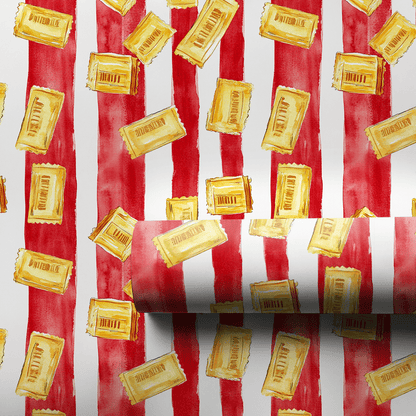 Golden Ticket - Wrapping Paper - Aspen & Arlo