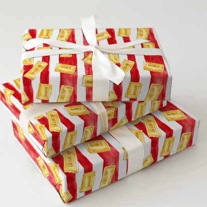 Golden Ticket - Wrapping Paper - Aspen & Arlo