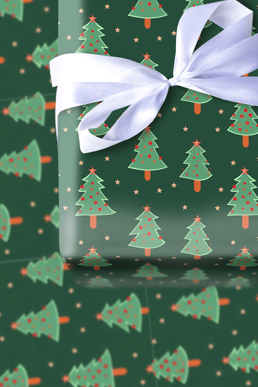 Jolly Tree - Wrapping Paper - Aspen & Arlo