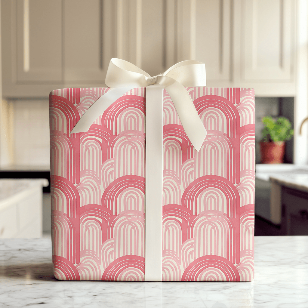 Pink Rain - Wrapping Paper - Aspen & Arlo