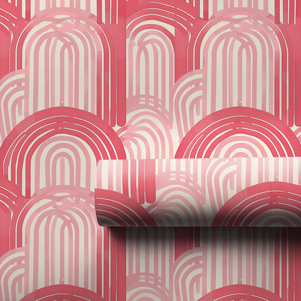 Pink Rain - Wrapping Paper - Aspen & Arlo