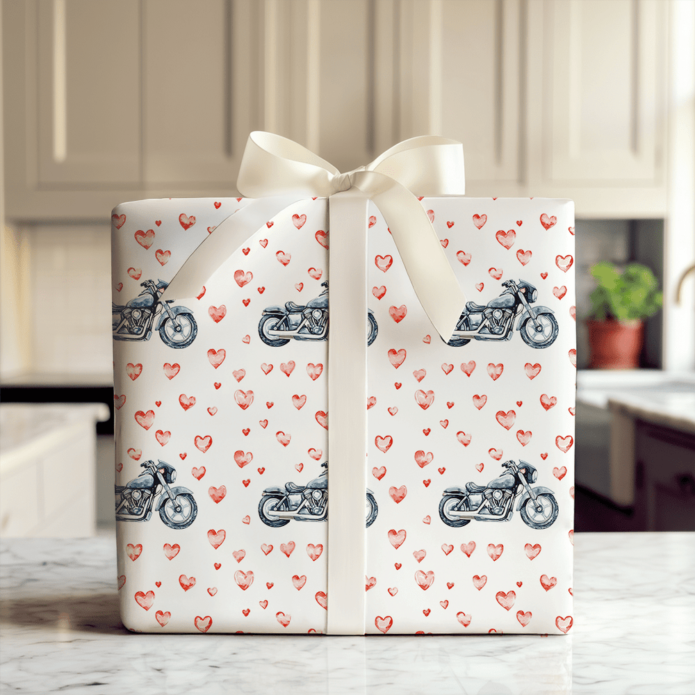 Hearts on the Finish Line - Wrapping Paper - Aspen & Arlo